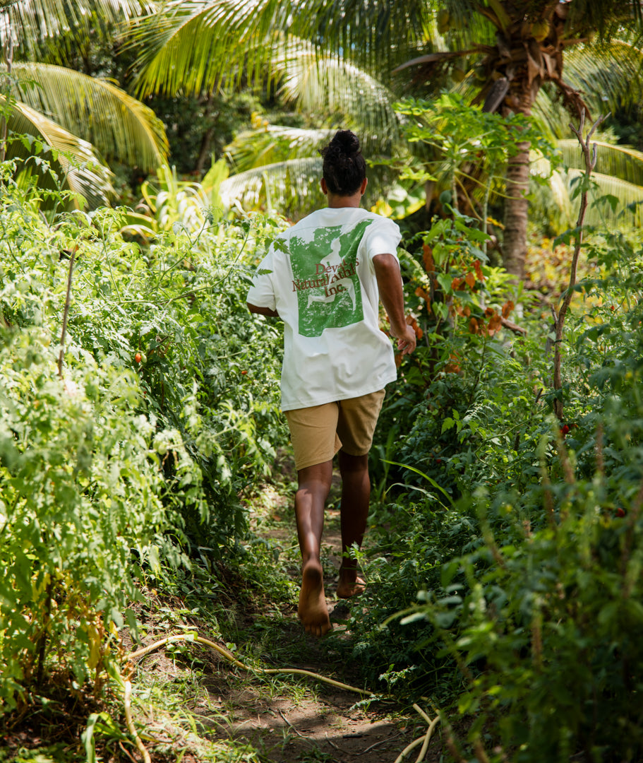 Camiseta Over Pace - Off White