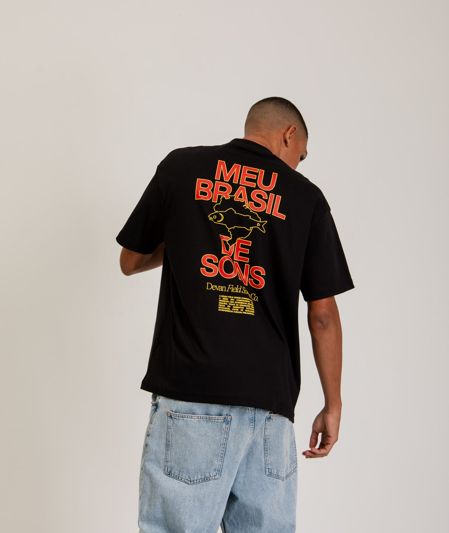Camiseta Over Brasil de Sons