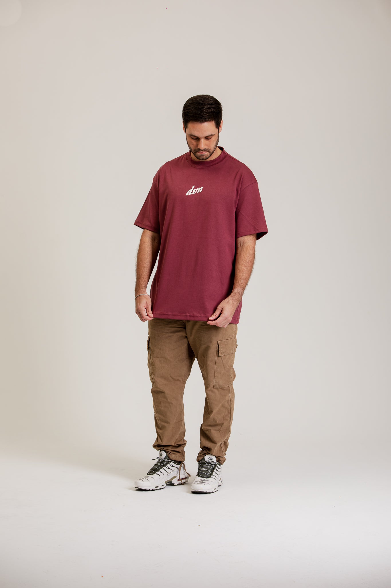 Camiseta Over DVN - Vinho