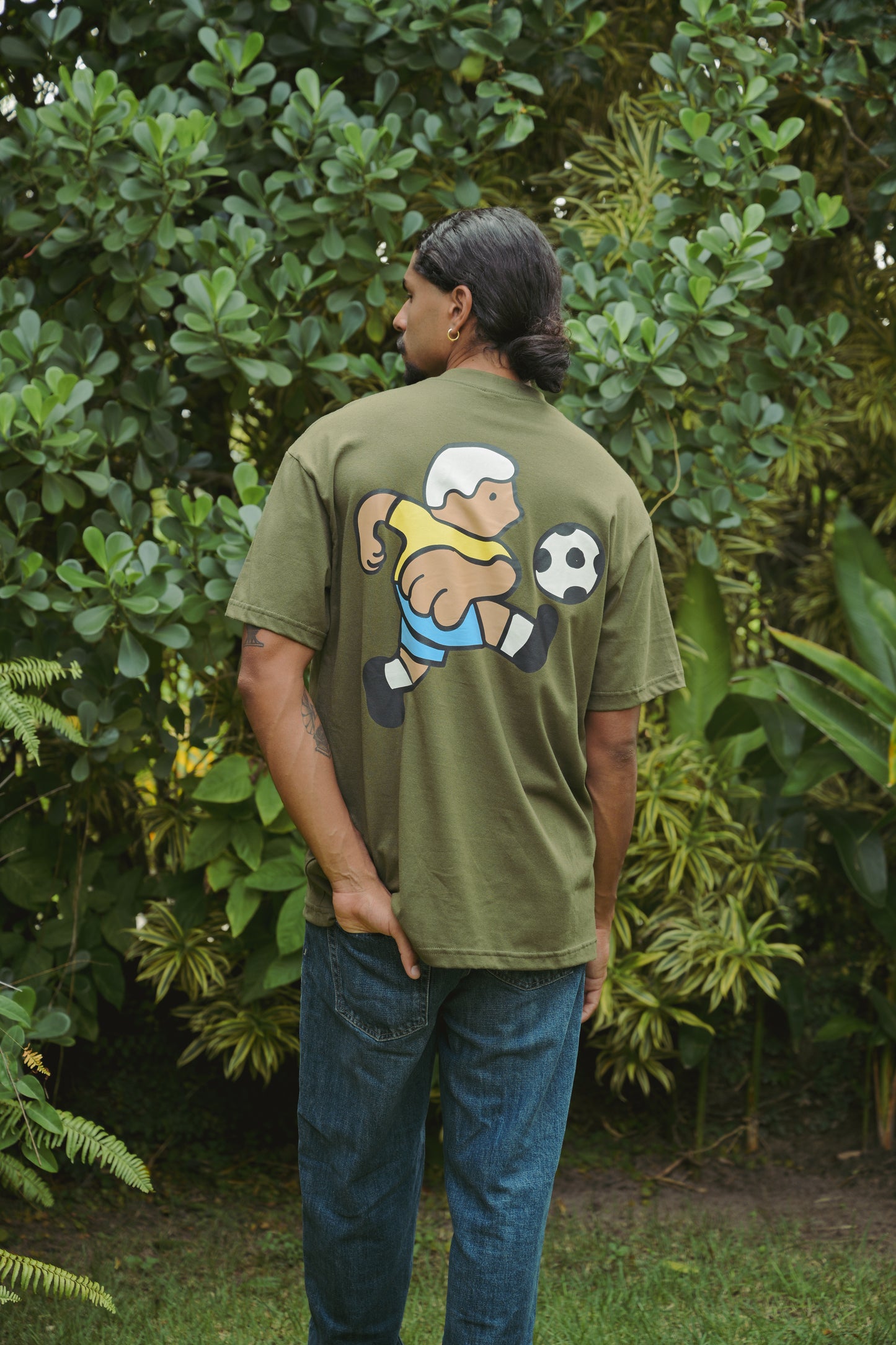 Camiseta Over Garotinho Verde