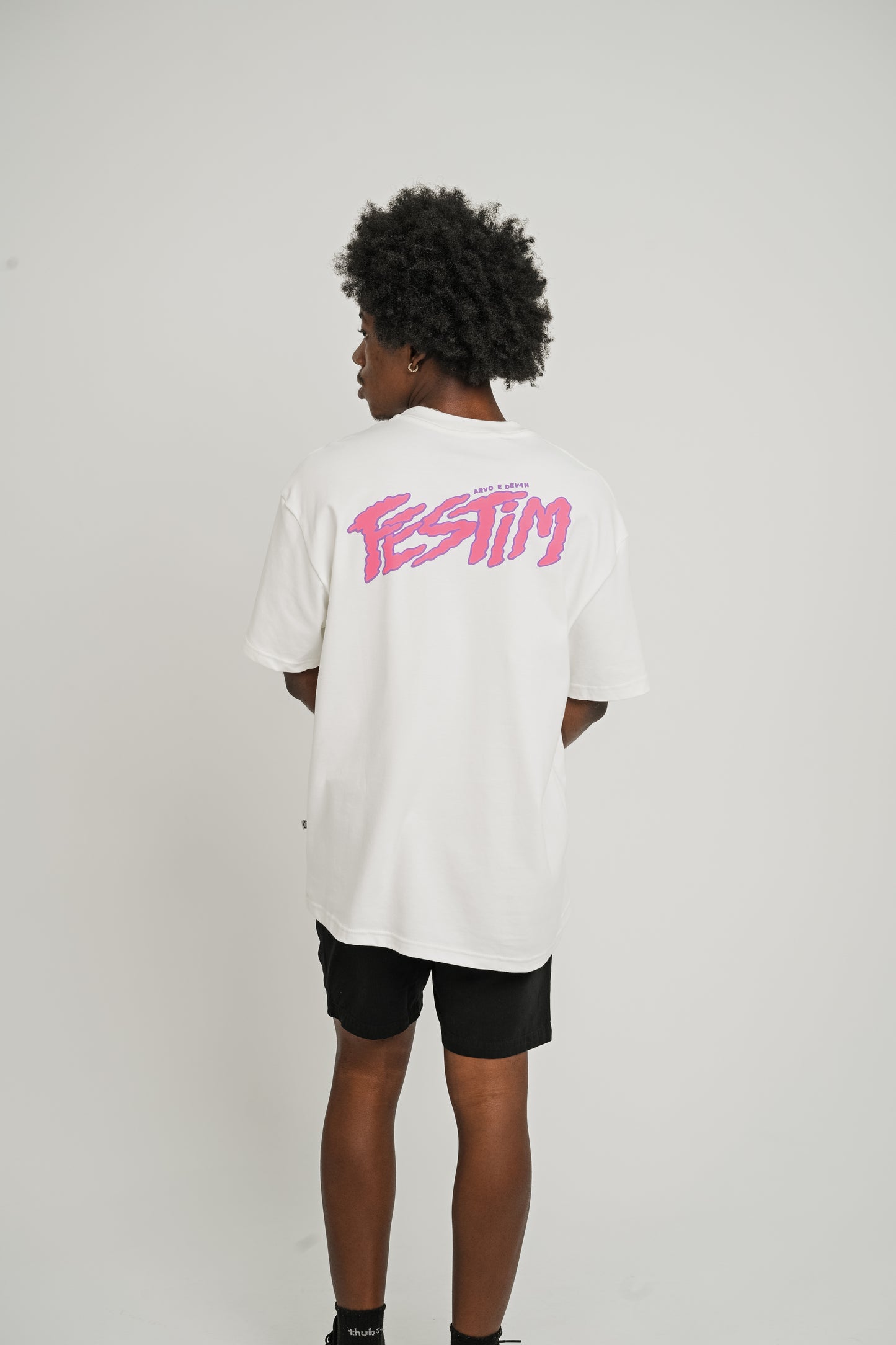 Camiseta Over Festim Off White