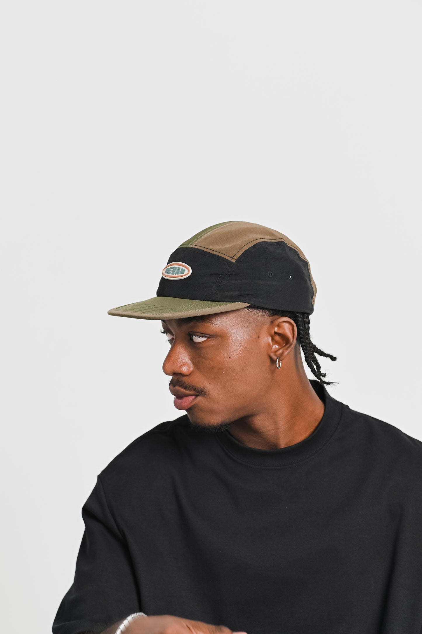 Boné Brooklyn Tricolor Preto