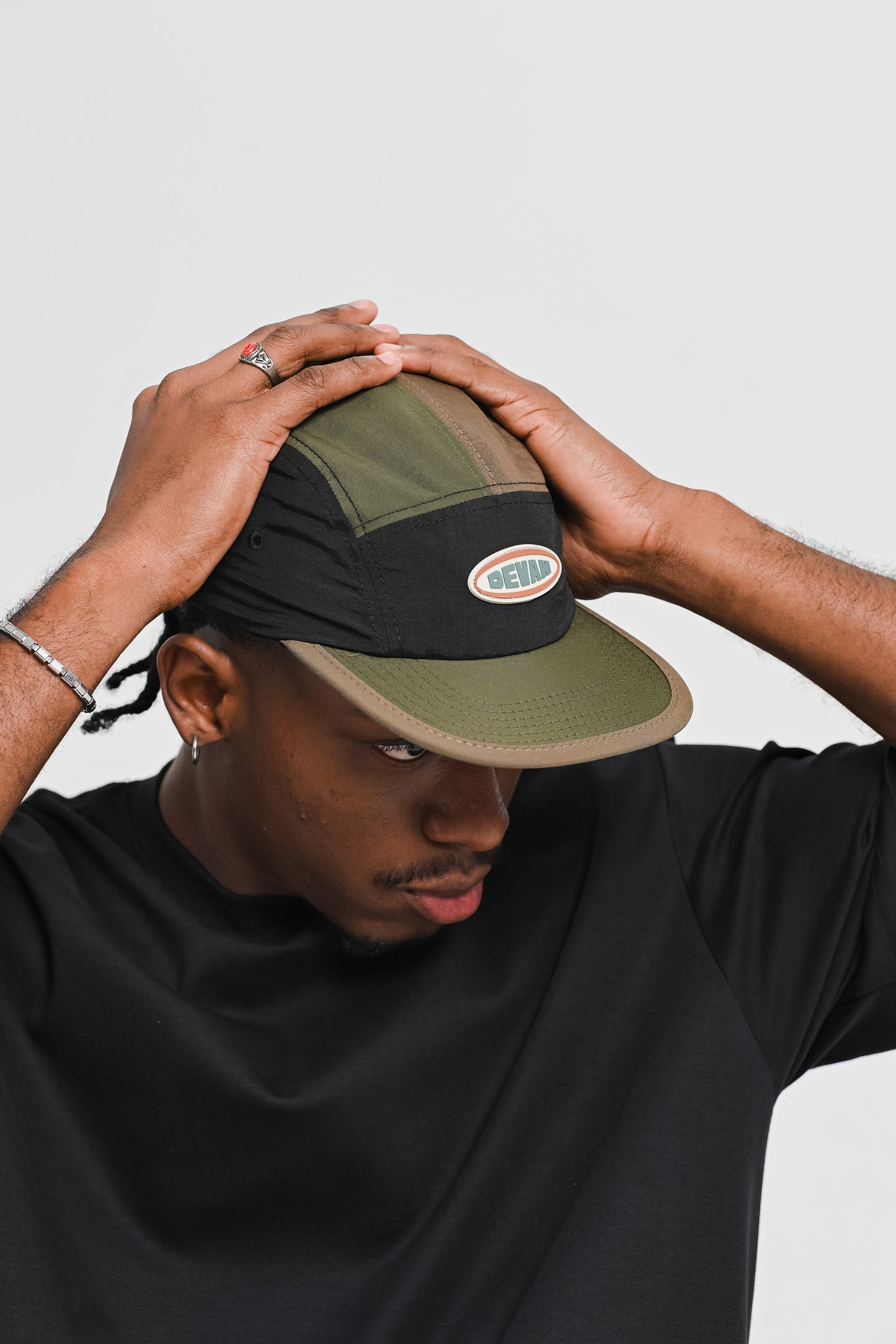Boné Brooklyn Tricolor Preto