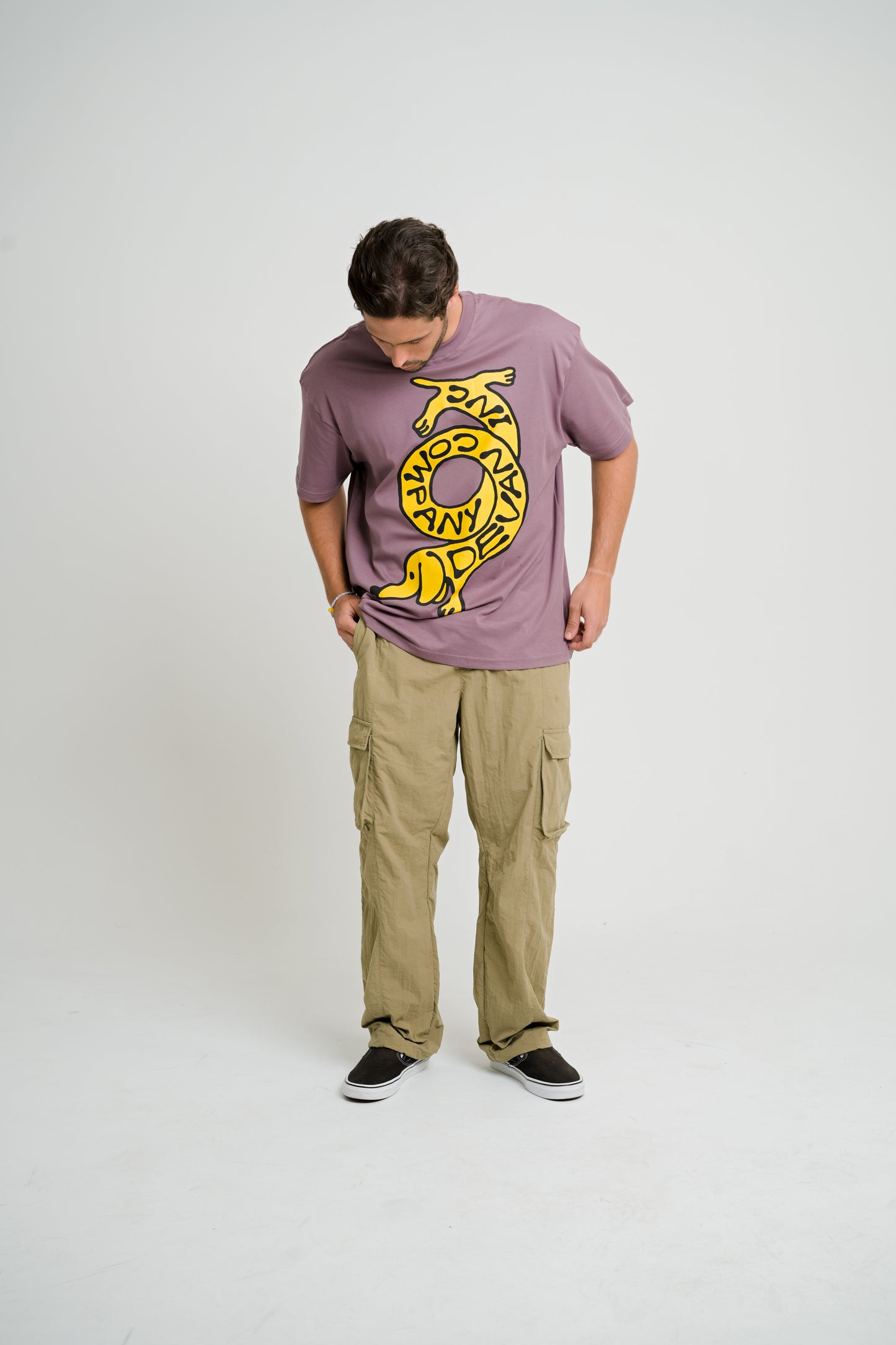 Camiseta Over Longdog - Lilás