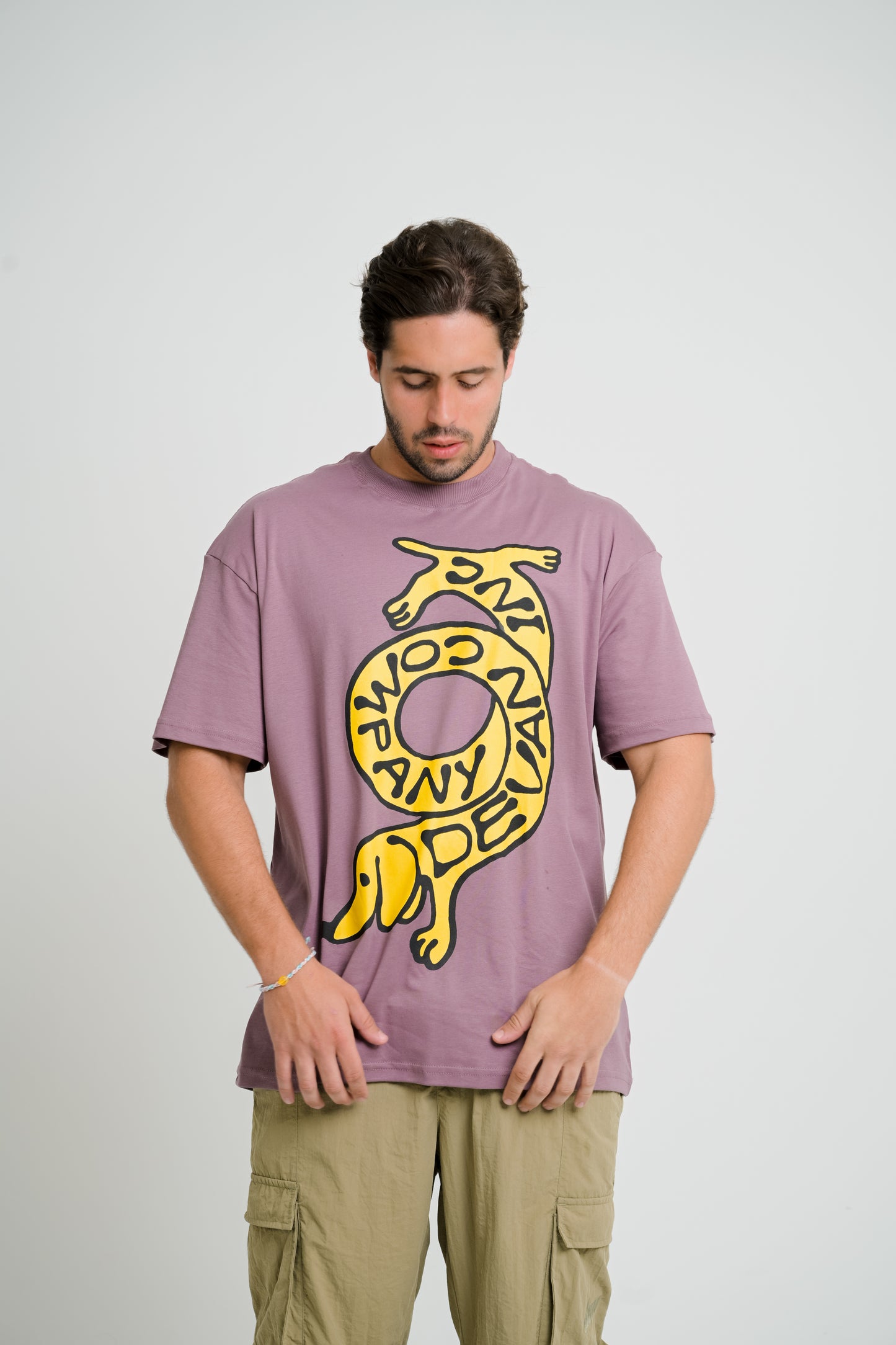 Camiseta Over Longdog - Lilás