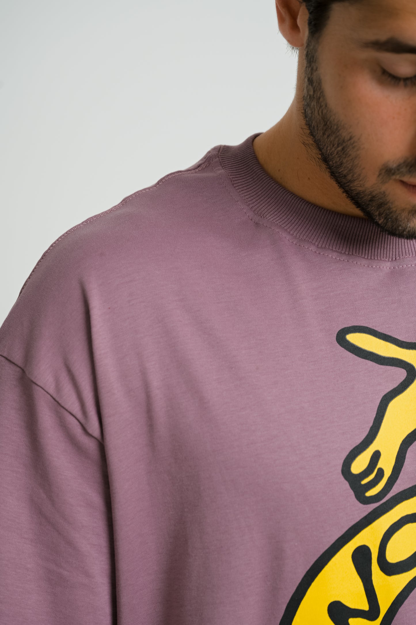 Camiseta Over Longdog - Lilás