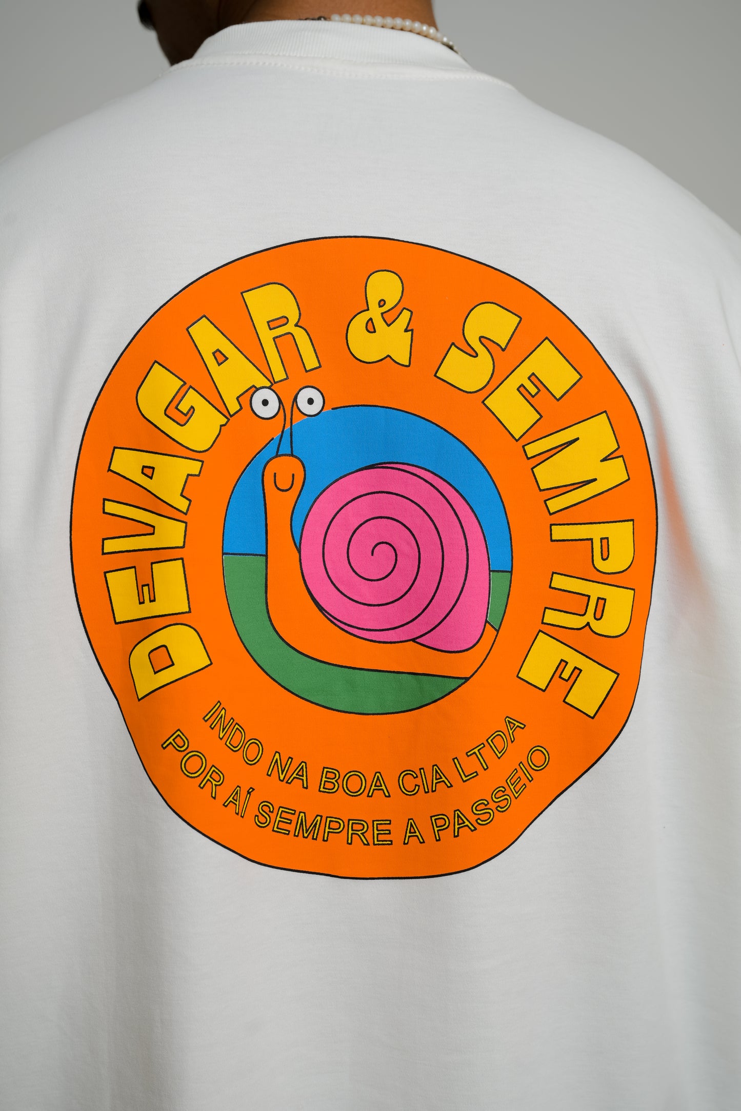 Camiseta Over Devagar e Sempre