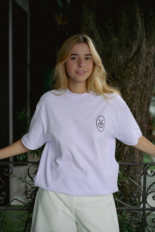 Camiseta Over Savor the Taste - Branca