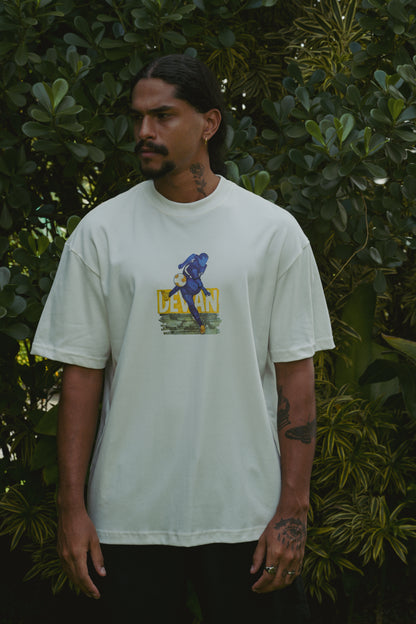 Camiseta Over Rivaldo Off-White