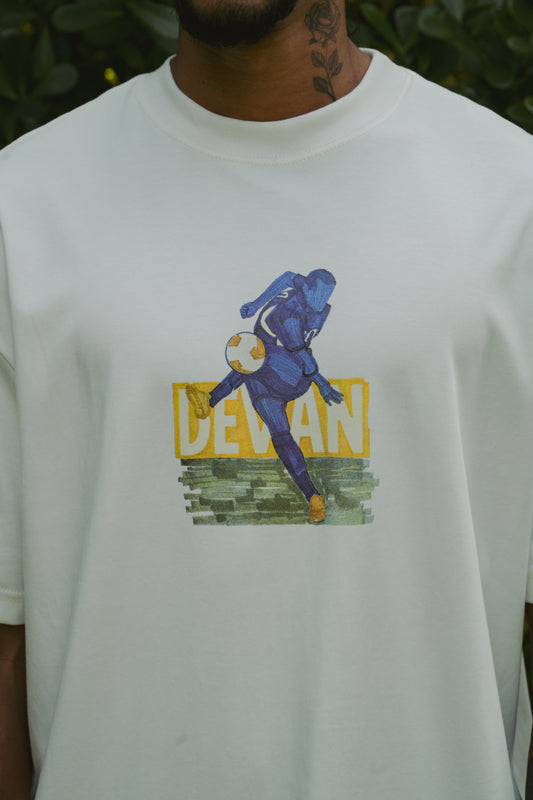 Camiseta Over Rivaldo Off-White