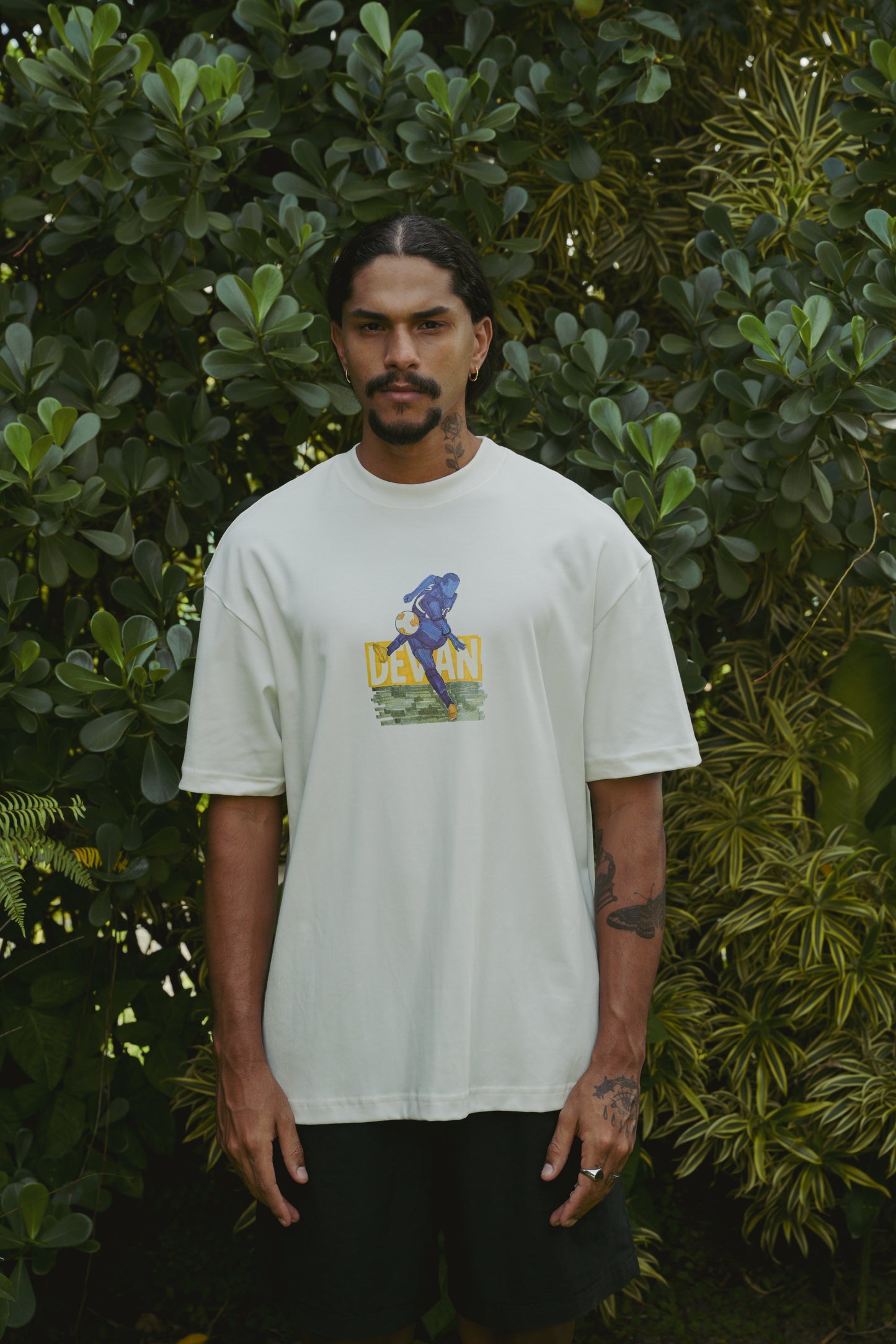 Camiseta Over Rivaldo Off-White