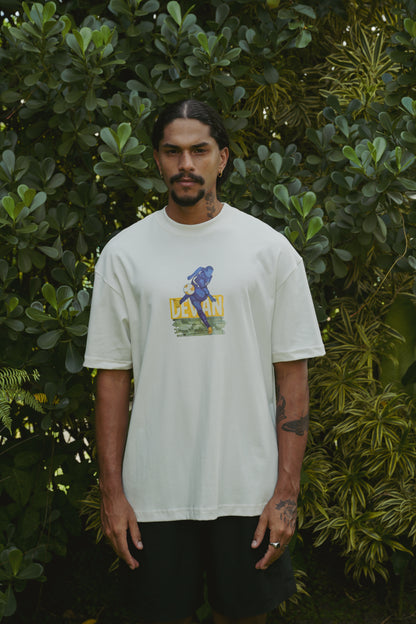 Camiseta Over Rivaldo Off-White
