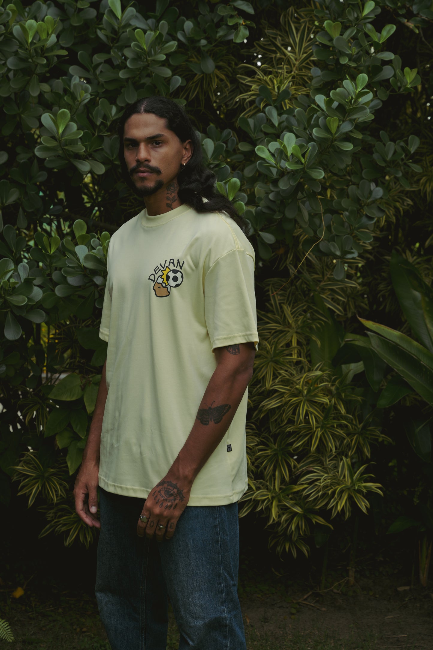 Camiseta Over Garotinho Amarelo