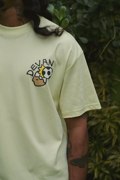Camiseta Over Garotinho Amarelo
