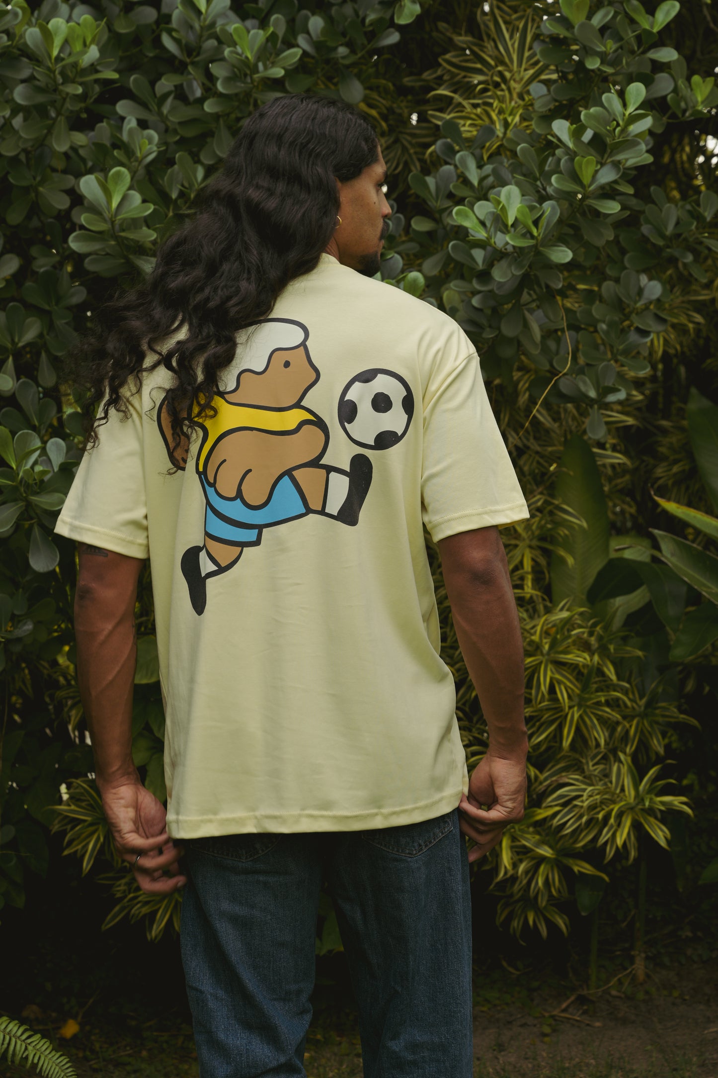 Camiseta Over Garotinho Amarelo