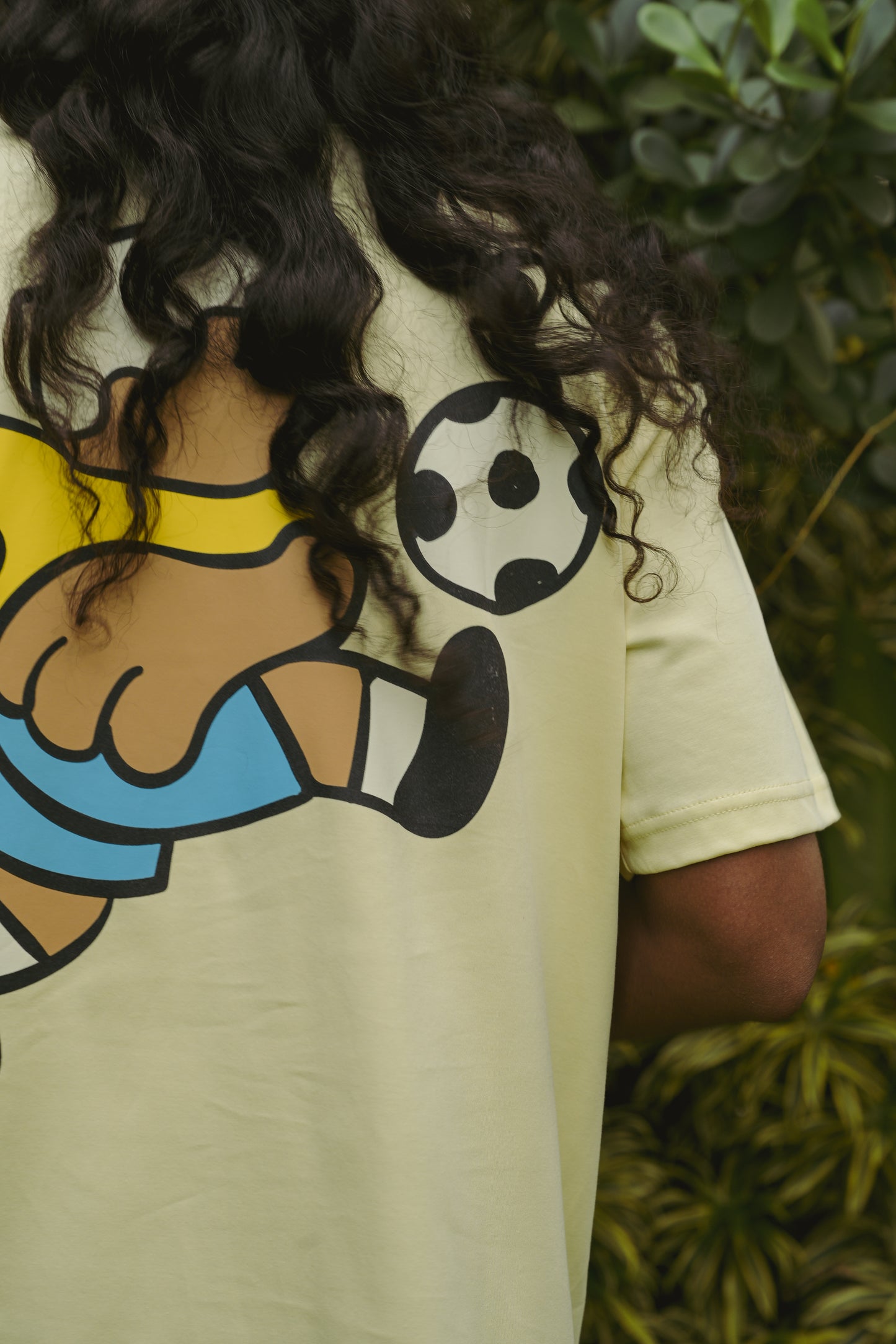 Camiseta Over Garotinho Amarelo