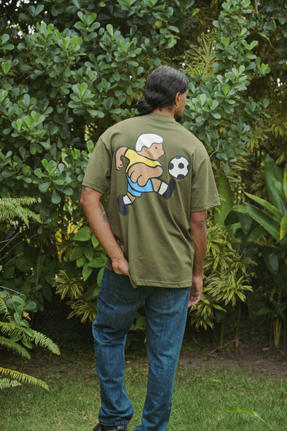 Camiseta Over Garotinho Verde