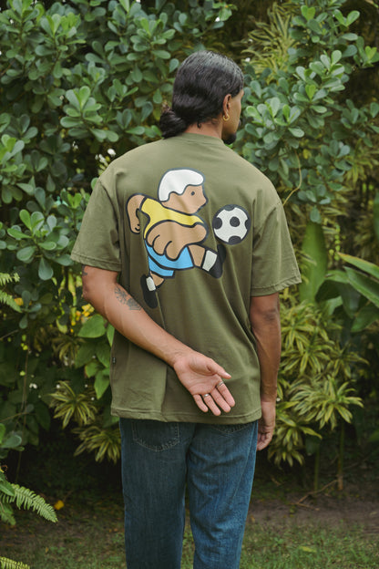 Camiseta Over Garotinho Verde