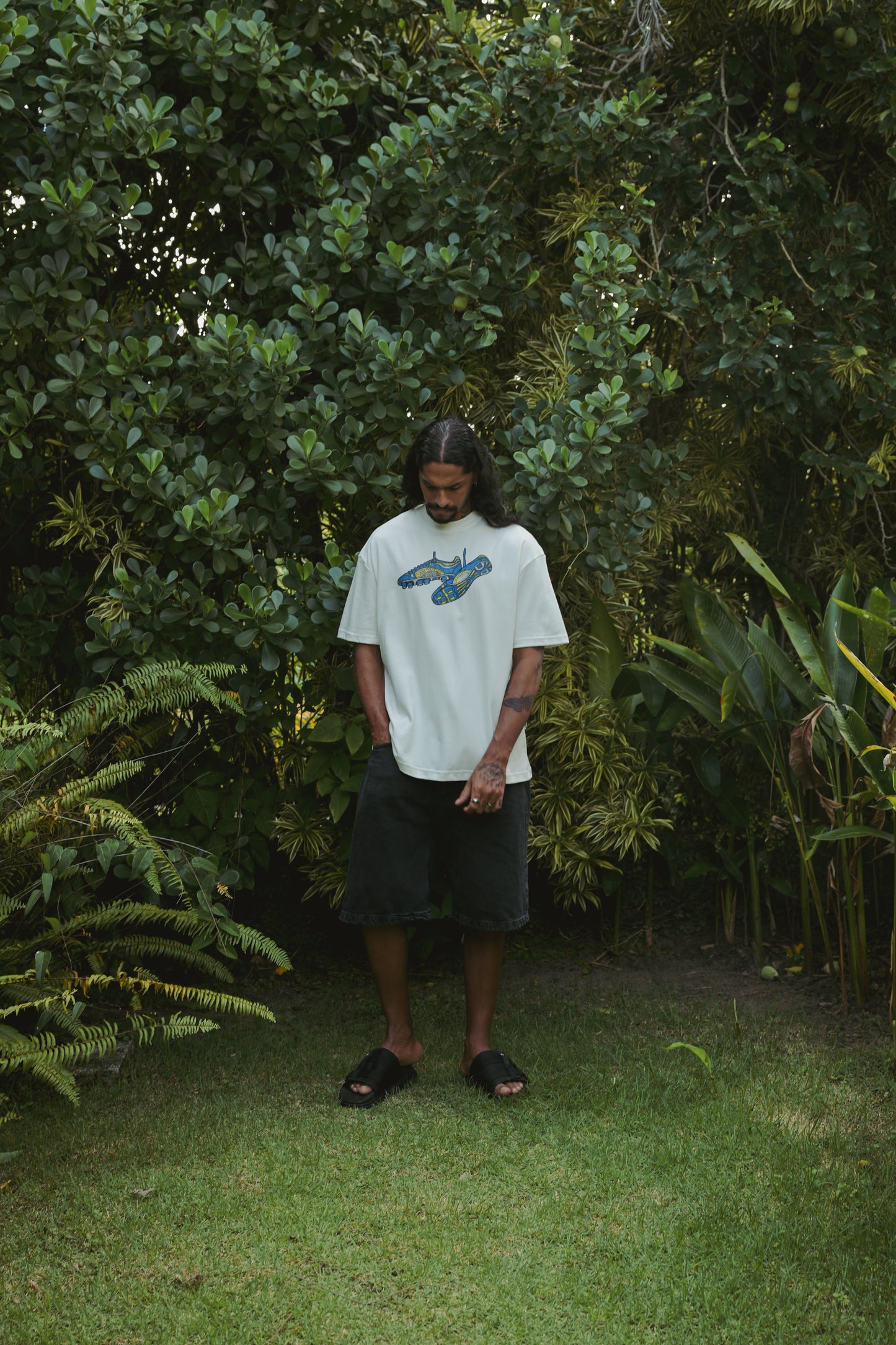 Camiseta over Mercurial Off-White