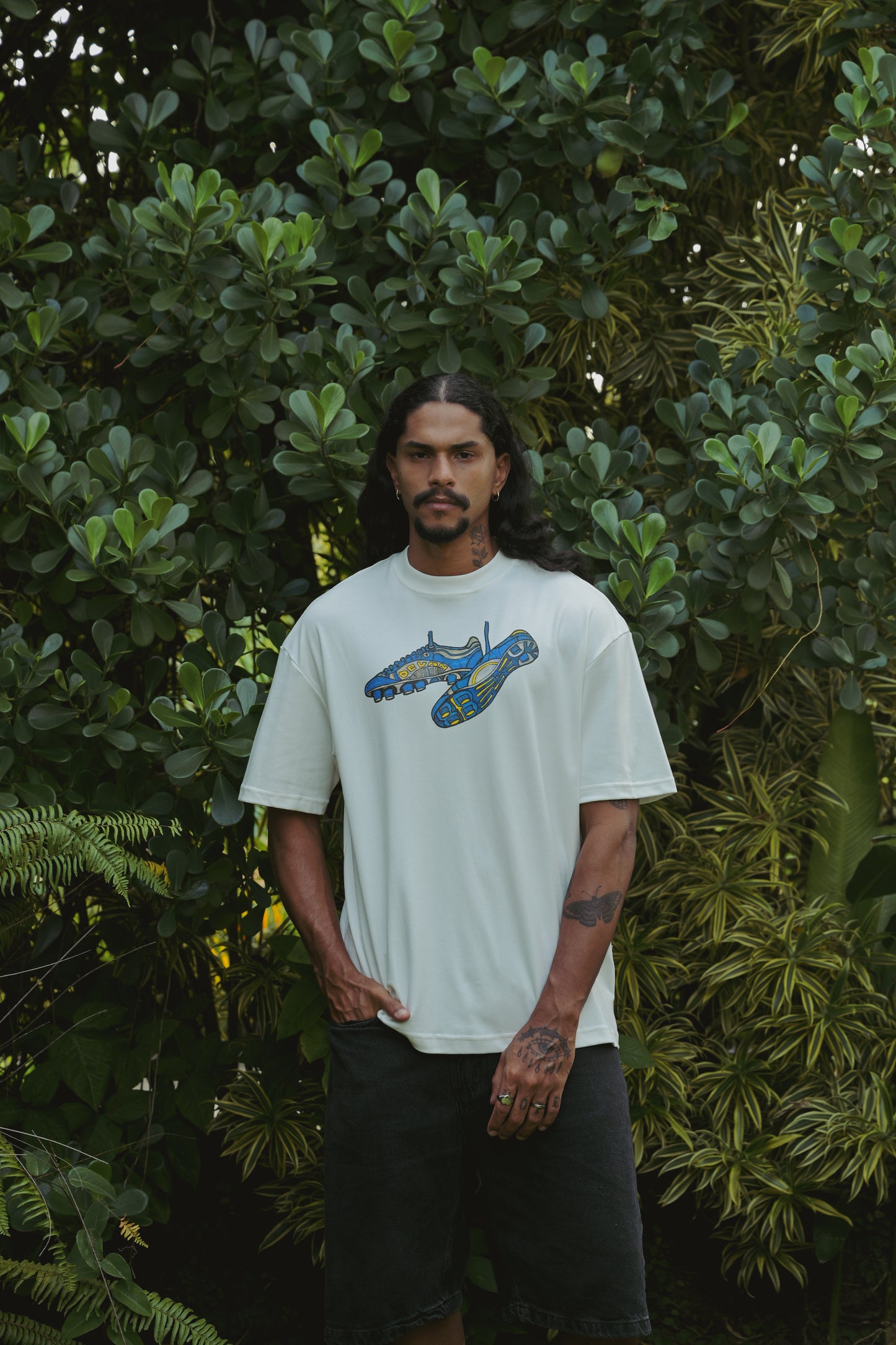 Camiseta over Mercurial Off-White