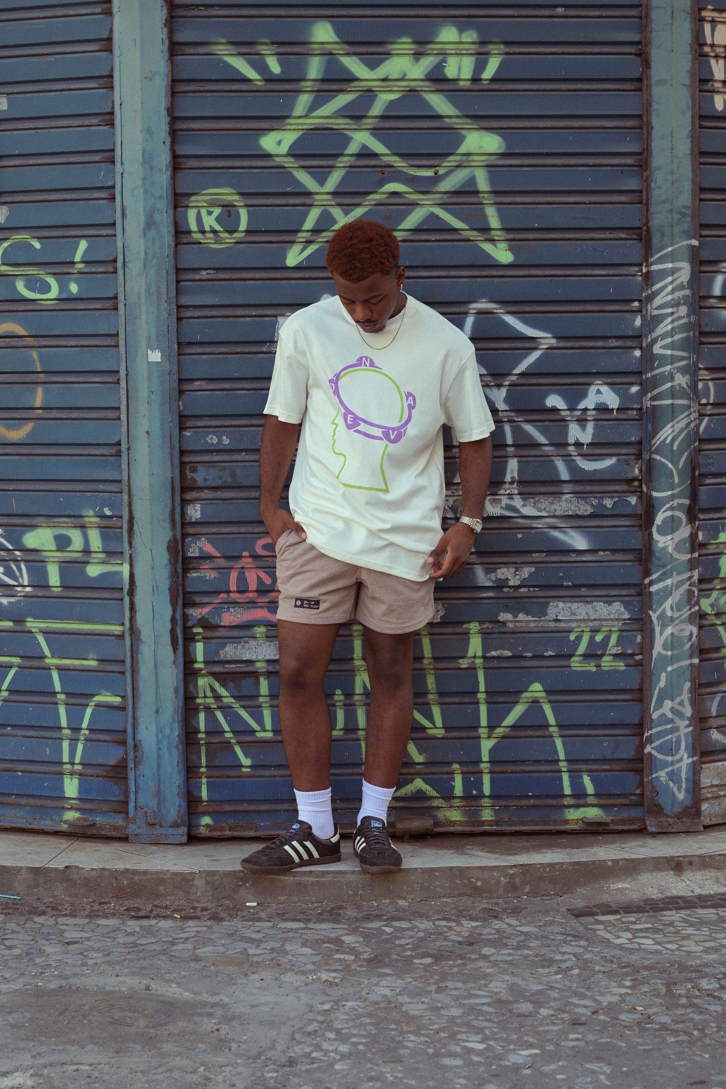 Camiseta Over Cabeça - Off-White