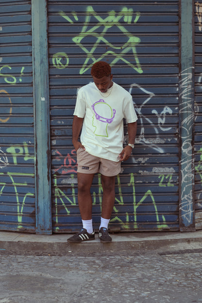 Camiseta Over Cabeça - Off-White