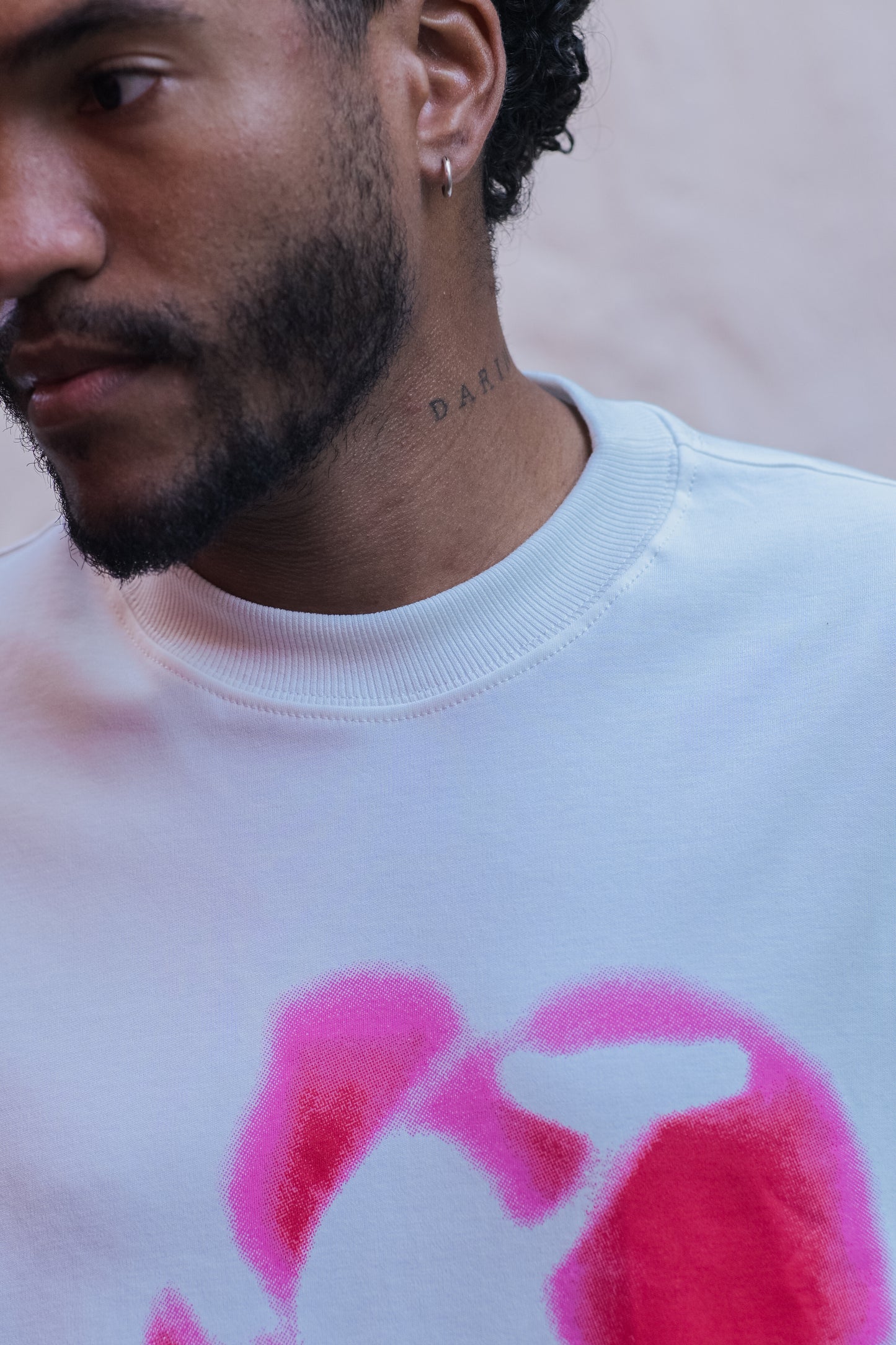 Camiseta Over Flor