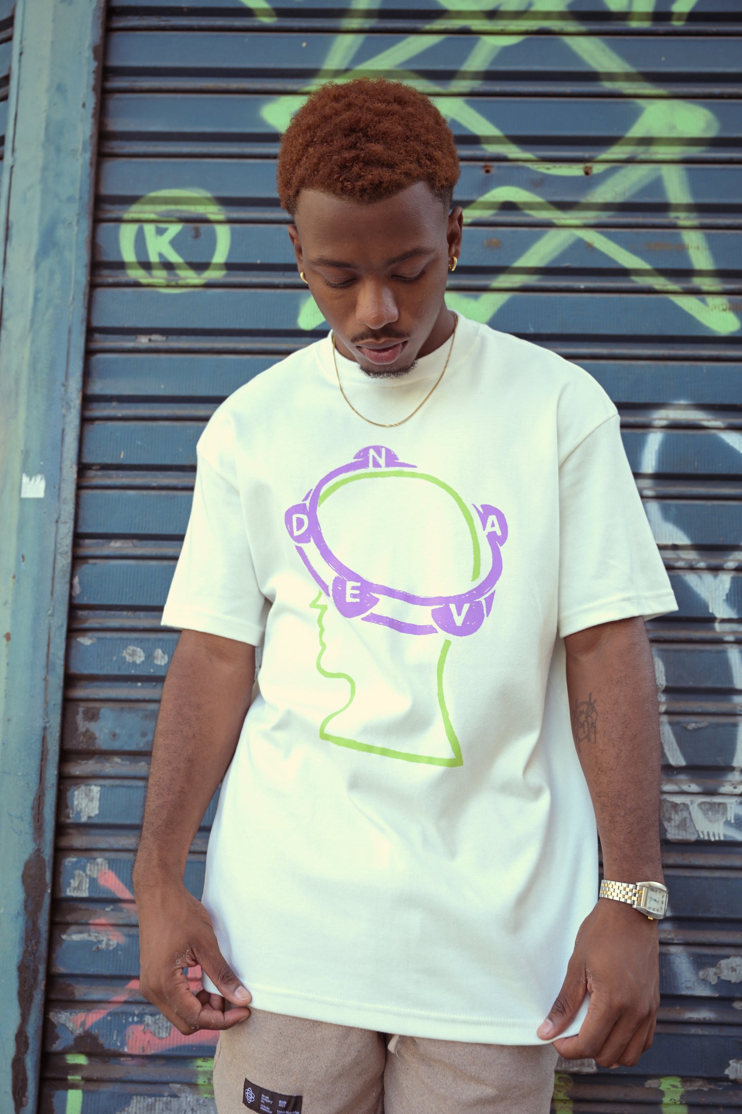 Camiseta Over Cabeça - Off-White