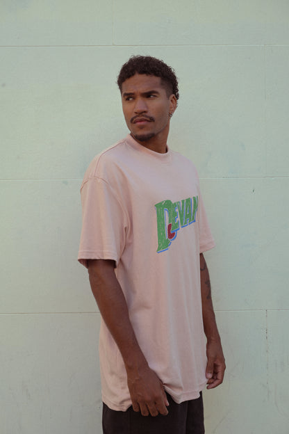 Camiseta Over 7up - Rosa