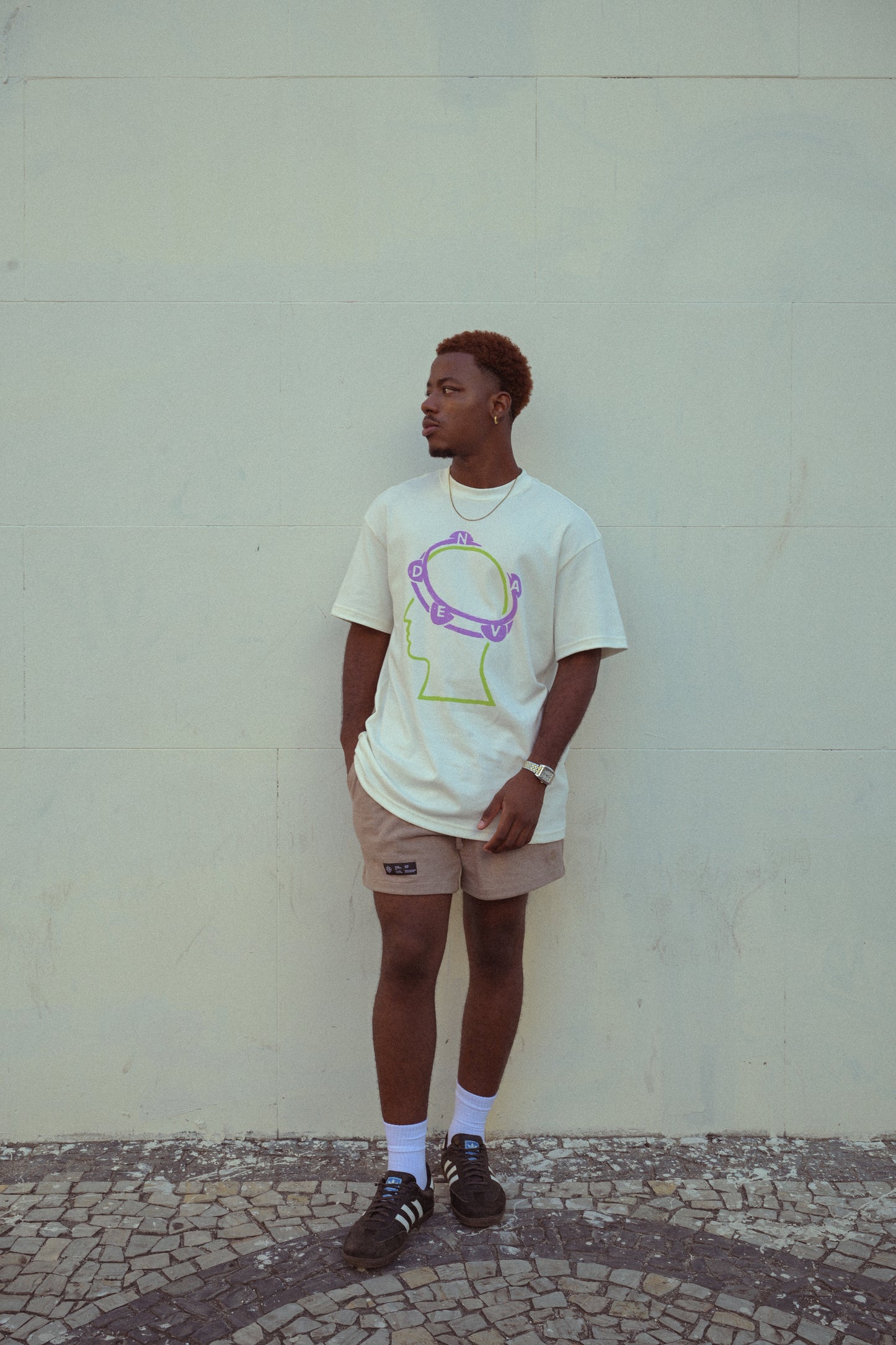 Camiseta Over Cabeça - Off-White