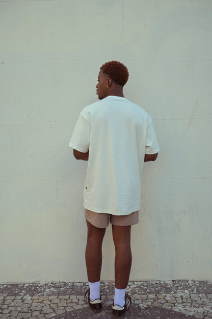 Camiseta Over Cabeça - Off-White