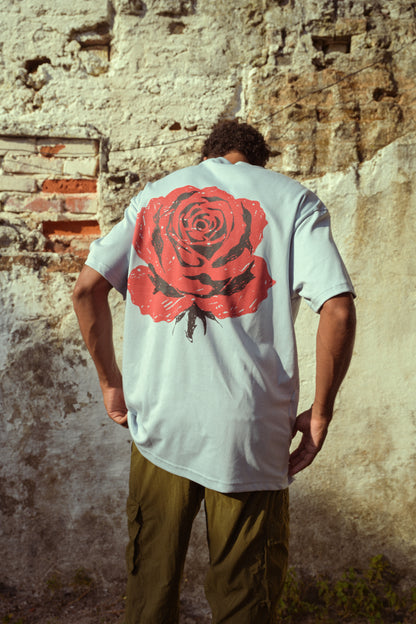 Camiseta Over Malandragem - Azul