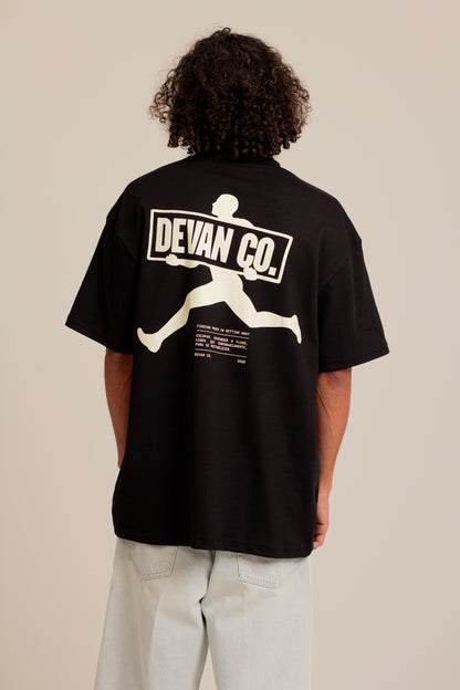 Camiseta Over Finding Power Preto