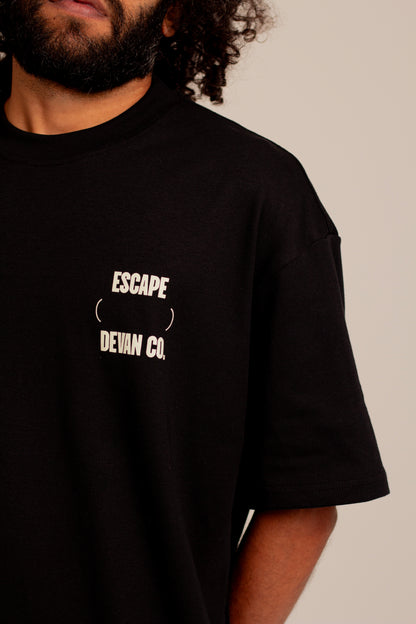 Camiseta Over Finding Power Preto