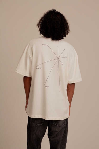 Camiseta Over Quero Escapar Daqui