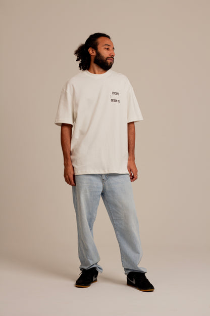 Camiseta Over Finding Power Off White