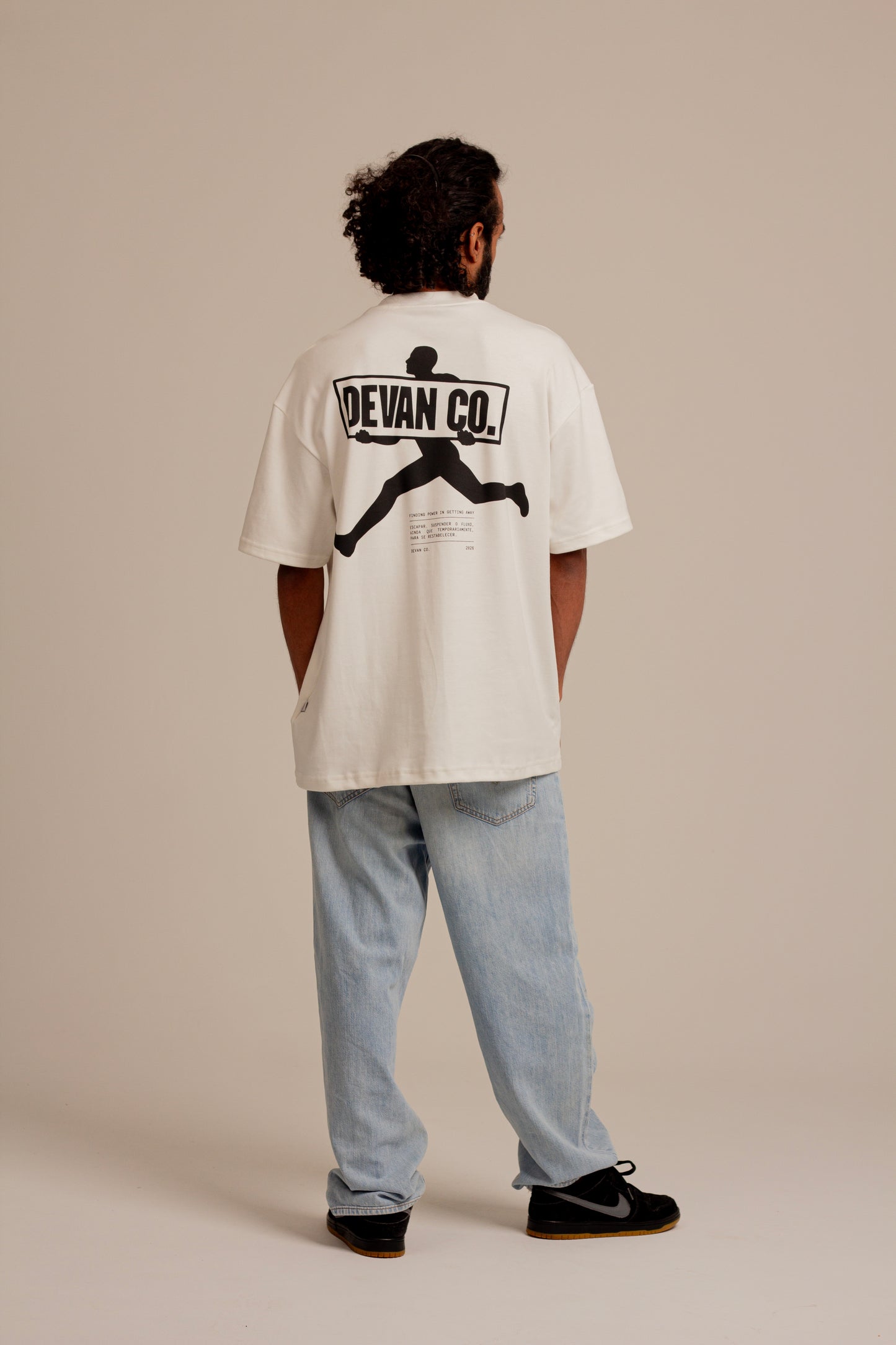 Camiseta Over Finding Power Off White