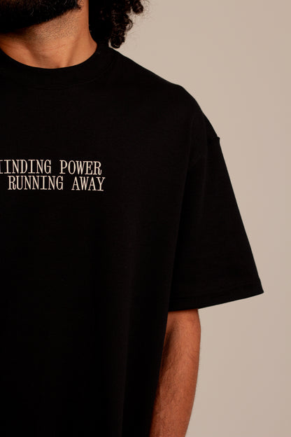 Camiseta Over Ponto de Fuga Preto