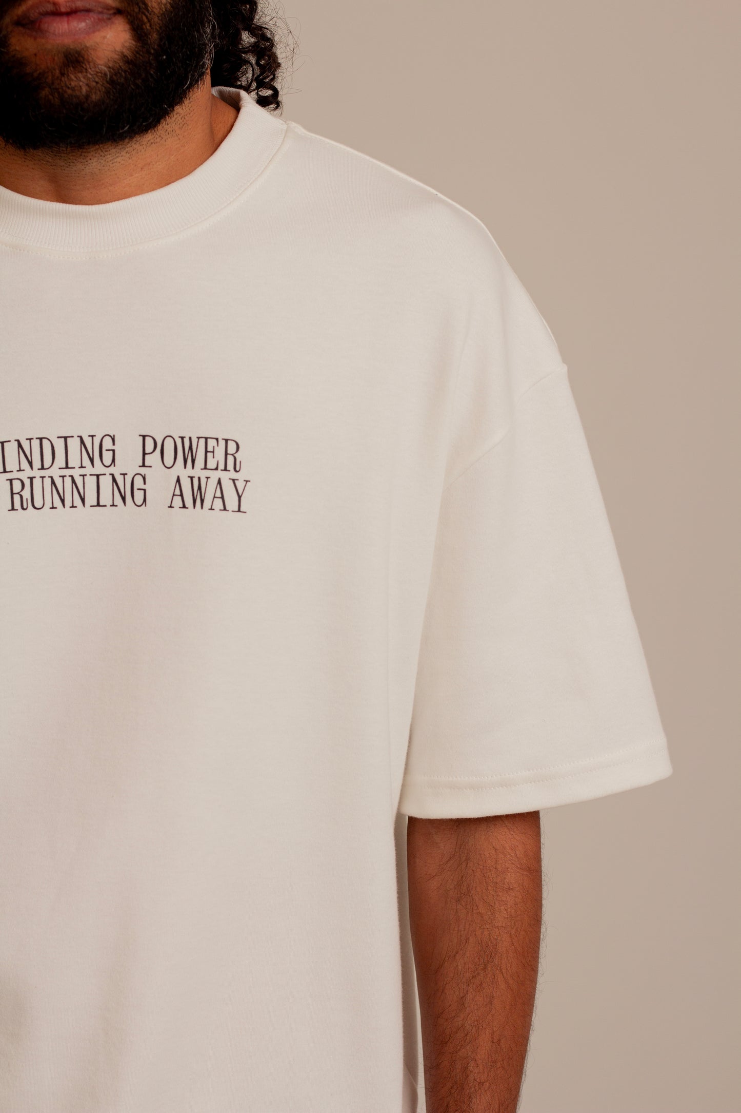 Camiseta Over Ponto de Fuga Off White