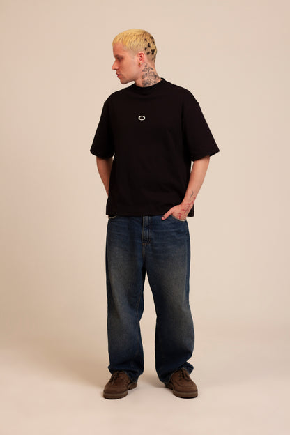 Camiseta Boxy Brooklyn - Preta