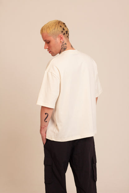 Camiseta Boxy Brooklyn - Off White